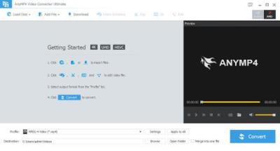 Anymp4 Video Converter Ultimate 7.2.26 Multilingual Image