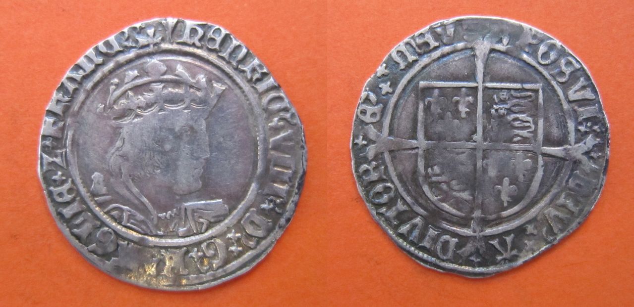 1 Groat. Enrique VIII Groat_Inglaterra_Enrique_VIII_Londres