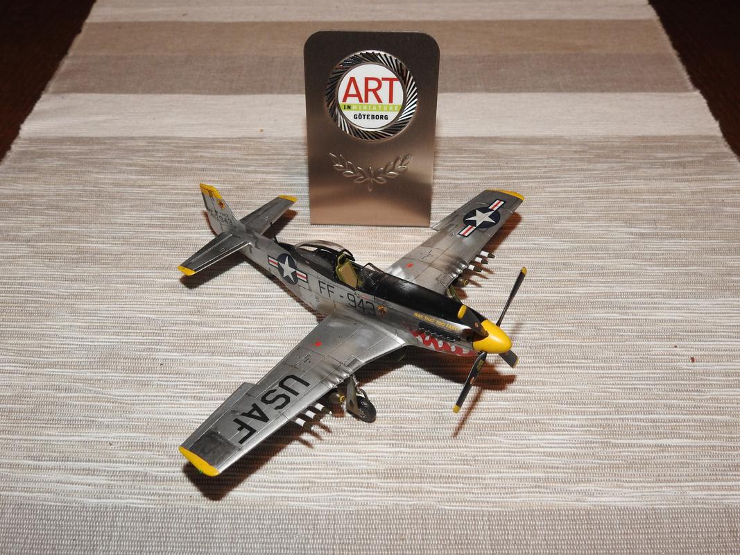 North American F-51D Mustang, Airfix, 1/72 -klar DSCN9671