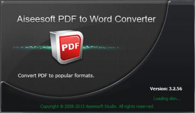 Aiseesoft Pdf To Word Converter 3.3.26 Multilingual Image