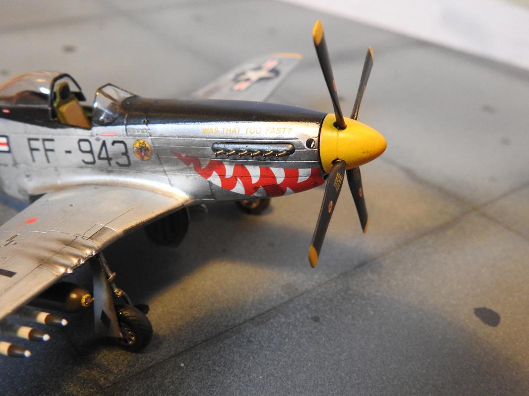 North American F-51D Mustang, Airfix, 1/72 -klar DSCN5946