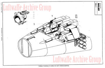 Ersatzteil-Liste Messerschmitt Me262 SeRIc