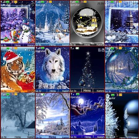 Winter themes Nokia S40 ثيمات شتاء جديدة 20b6e619fdf8