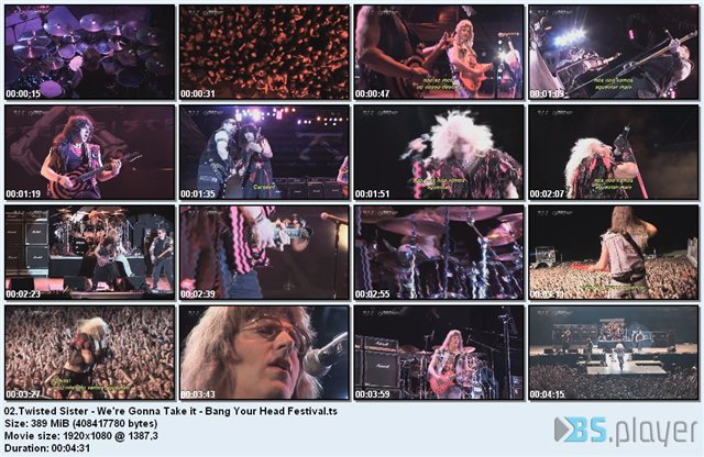 Twisted Sister - Bang Your Head Festival(2 Tracks) (2005) HDTV 3887d0160a85