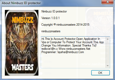 NimbuzzMasters Nimbuzz ID protector  Nbmmm