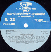 Semsa Suljakovic - Diskos LPD 20001390, 04.04.1988 1988_va