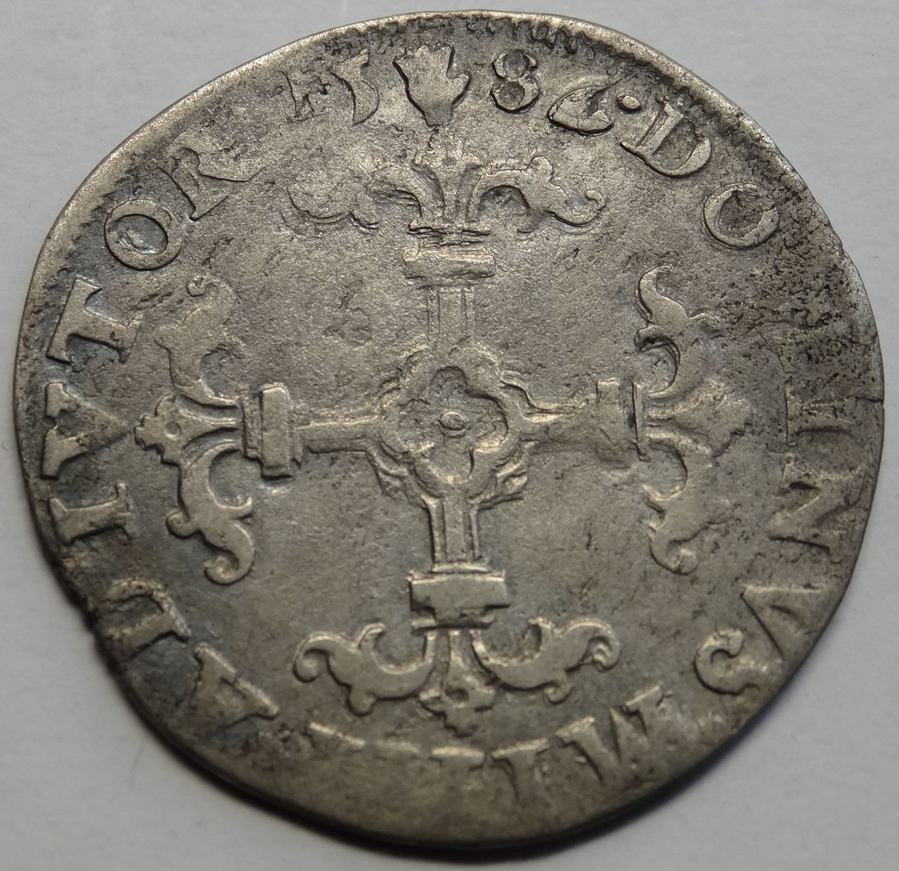 Vigésimo de escudo de Felipe II. 1586, Amberes de Brabante DSC02469