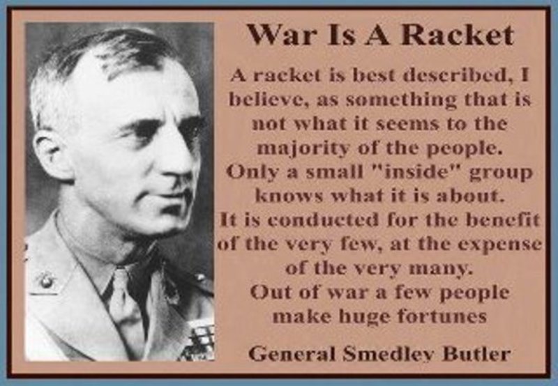 Iraq was won. Obama lost it. War_is_a_racket_2