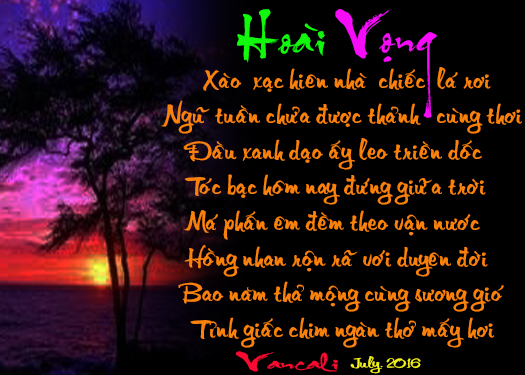 Thân chào quý huynh tỷ . lâu không gặp hì hì .... - Page 63 Hoai_vong