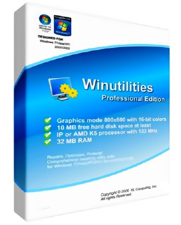  إصلاح الأخطاء وتسريع وصيانة الويندوز WinUtilities Professional Edition 11.22  Win_Utilities