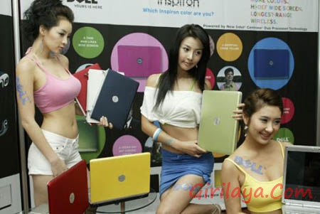 Cara Gadis Jepang Promosi Laptop Dell_press_event4a