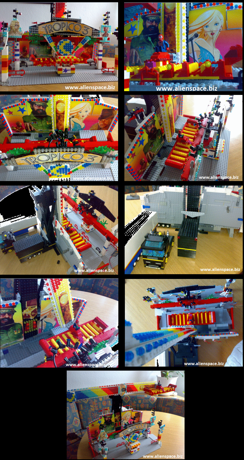 Kirmes Fahrgeschäfte aus Lego Fxmsagnk