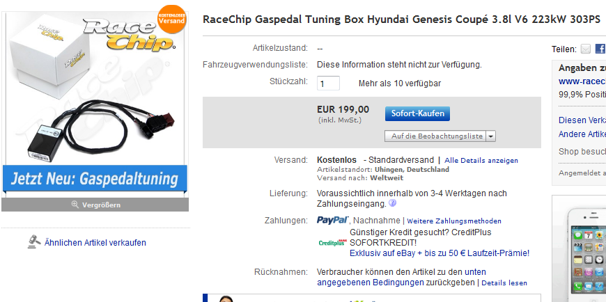 Es ist endlich soweit - RaceChip @GenCoupe Akstjnr6