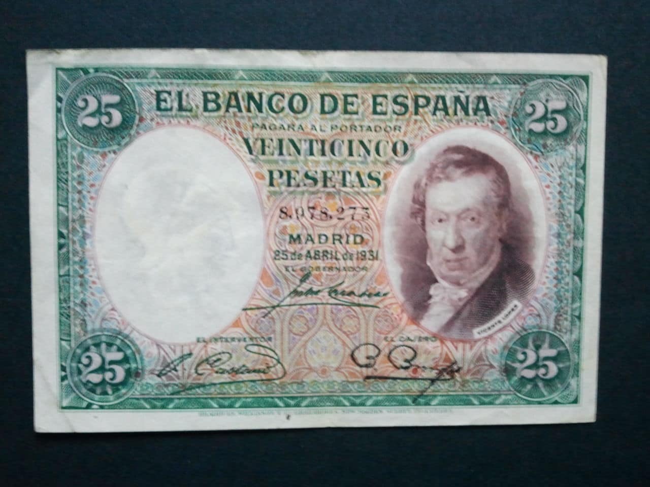 25 Pesetas 1931, (Vicente López) 2014_03_09_18_11_53