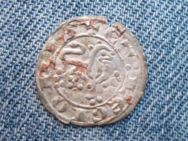 Dinero prieto de Alfonso X (1252-1284) Sin ceca Moneda1