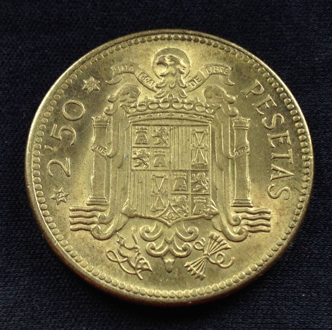 2´50 pesetas 1953 *56 Estado Estado Español IMG_4237