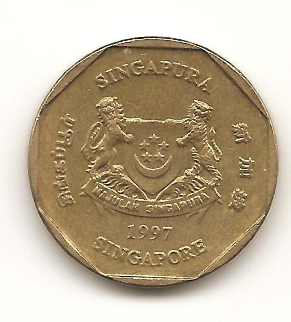 1 dolar de Singapur año 1997 Image