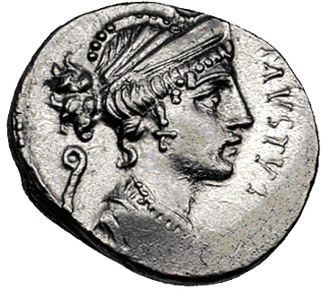 Glosario de monedas romanas. DIANA. Image