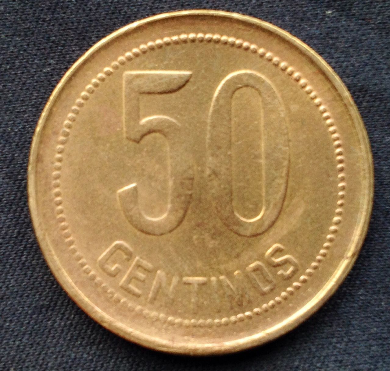 50 céntimos 1937. II República. Image