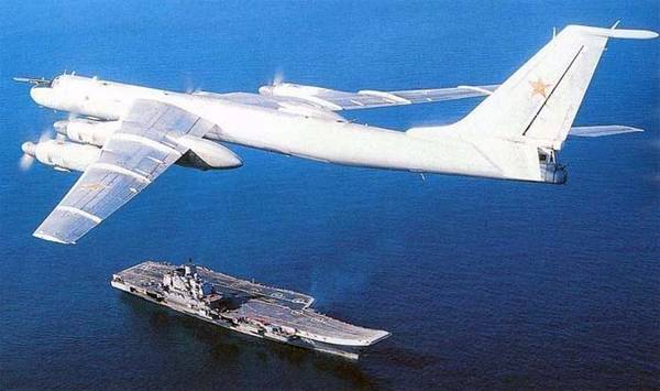 The fastest in the world, serial screw plane is considered strategic bomber - Tu -95 1bRJH