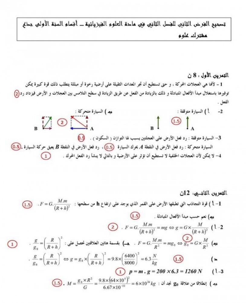 موضوع في مادة العلوم الفيزيائية  Ta3lime_com_55fb4d805c