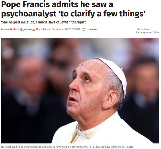 Očajnička borba Pape Franje protiv vjerskog ludila Psycho