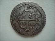 8 reales 1709/8 Felipe V Sevilla  Image