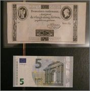 25 libras Francia 1792 (El billete contradictorio) Tama_o