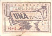 1 peseta cabrera-mataro Ajuntament_Cabrera_Mataro_1_frente