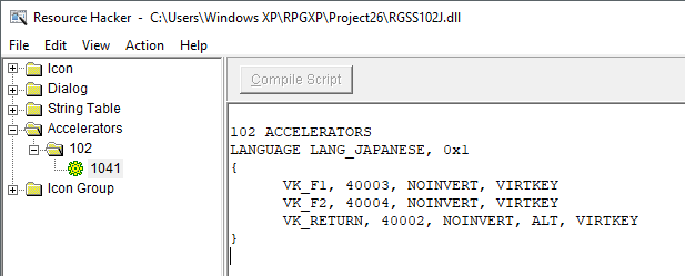 [XP] Script para usar F12 como Pausa. Reshacker