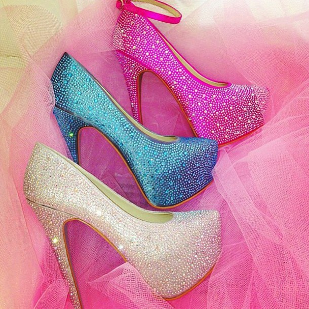 Shoes teens Fashion-glitter-high-heels-pumps-Favim.com-989118