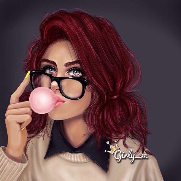 صـــــّور بنــآآتـ Girly_M ~ ♥ Bubblegum-drawing-eyes-glasses-Favim.com-2023529