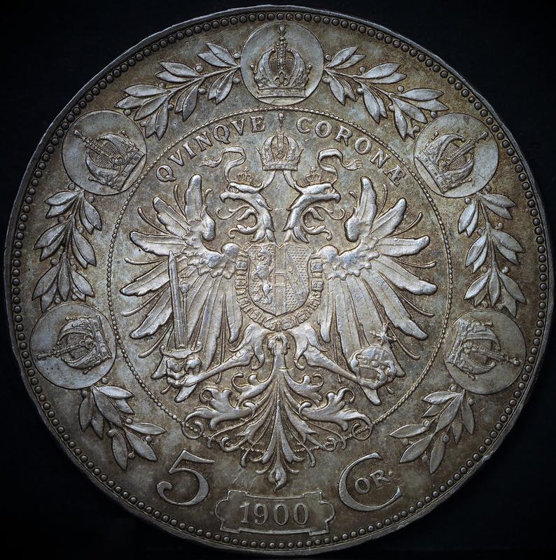 5 coronas Austria 1900. Image