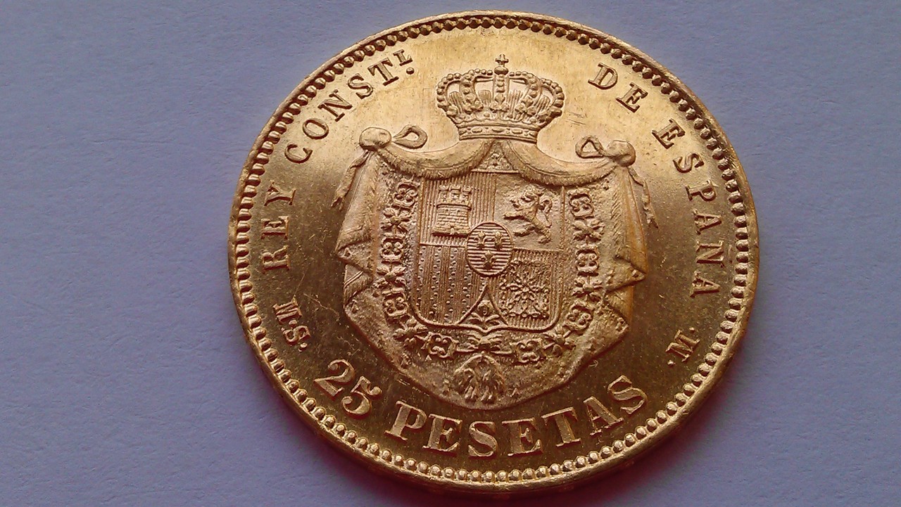 1884 - 25 pesetas 1884 Alfonso XII IMAG0694