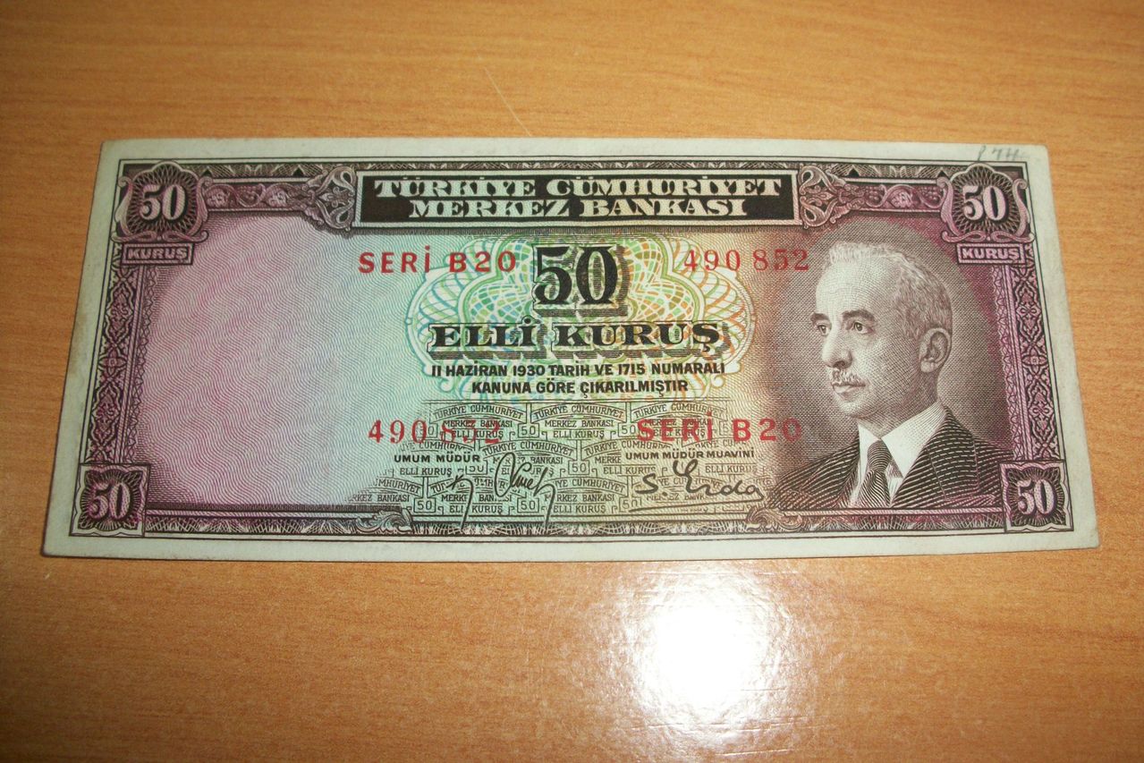 50 Kurus Turquía, 1930 100_6341