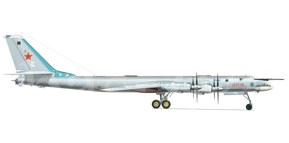 Tupolev Tu-95 ( Bear es un bombardero estratégico y portamisiles Rusia ) Tupolv_1