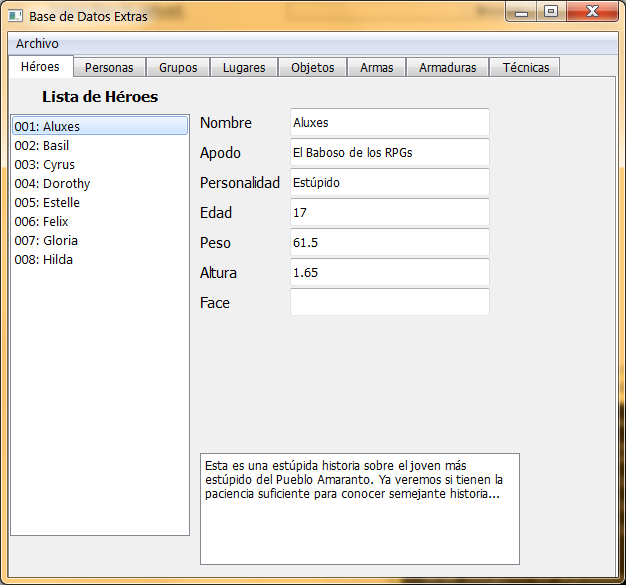 Usar Scripts de QtRuby para agregar cosas a su RMXP Screenshot_base_de_datos_extras_completa