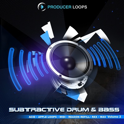 Producer Loops Subtractive Drum and Bass Vol  2 ACID WAV MIDI Image