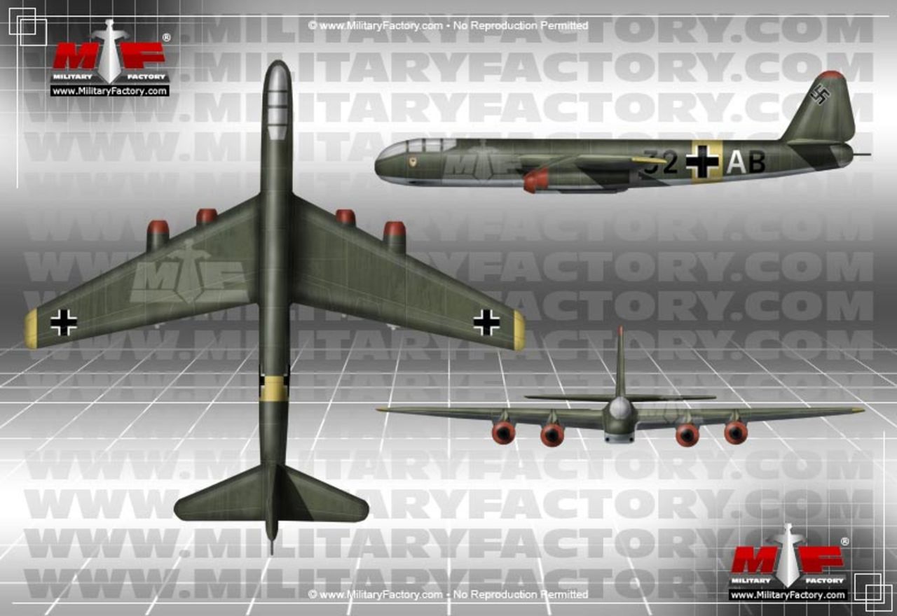 Proyectos secretos de la Luftwaffe Nazi - para los seguidores de modelos operados, documentdos, en dibujos y con armas epseciales  Arado_are560