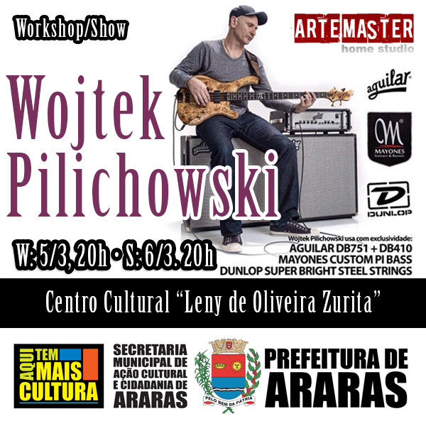 5 e 6 de março - Wojciech Pilichowski no Brasil - ENTRADA FRANCA 05_show