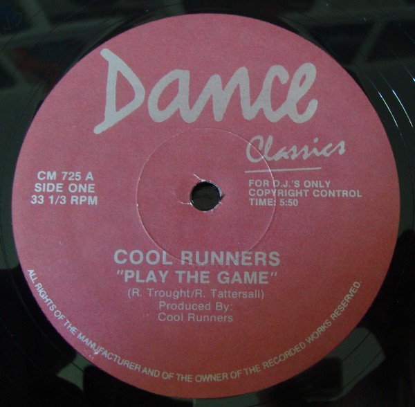 12" COOL RUNNERS - PLAY THE GAME COOL%20RUNNERS