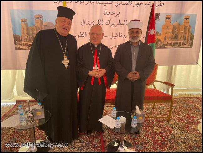 البطريرك ساكو يضع الحجر الأساس لأول كنيسة كلدانية في الأردن 003