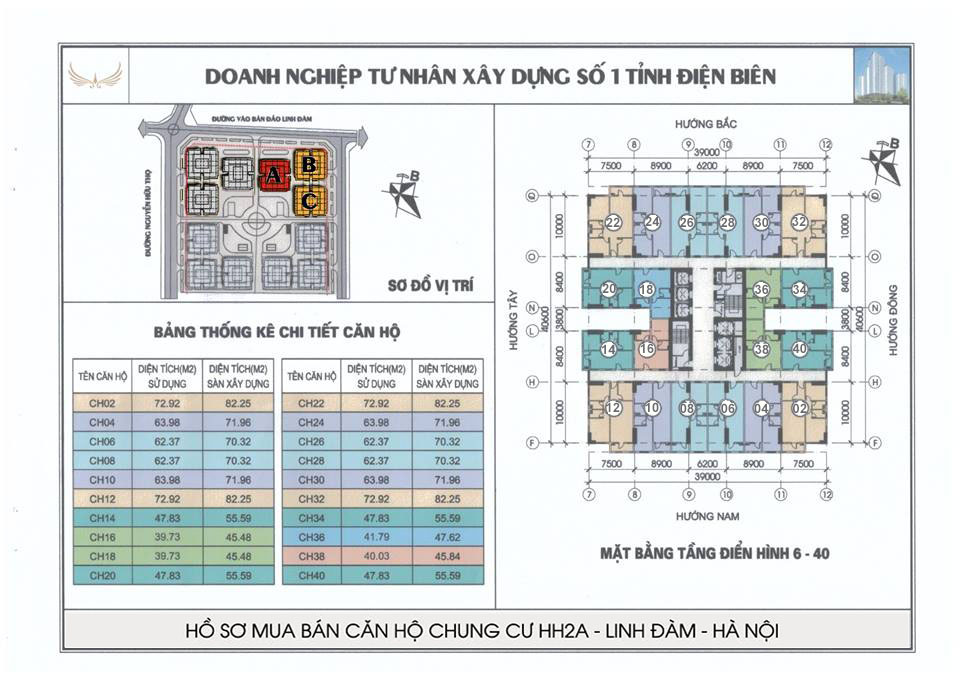 MỞ BÁN CHUNG CƯ HH2A LINH ĐÀM GIÁ RẺ  Mat-bang-thiet-ke-chung-cu-hh2a-linh-dam