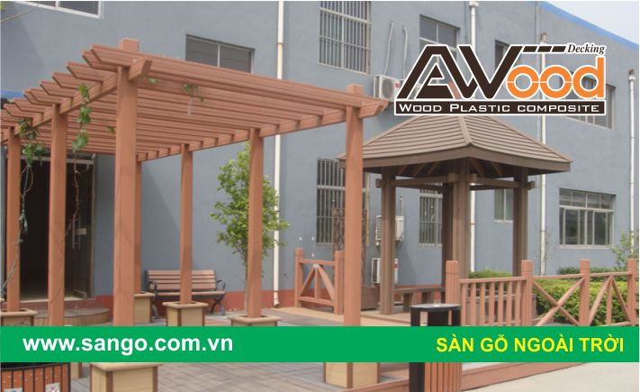 Vật liệu ngoại thất sân vườn với sàn gỗ ngoài trời Awood Gian-hoa-go-ngoai-troi-awood