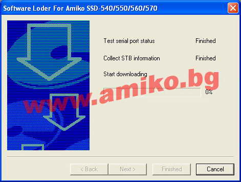 Инструкция по замене програмного обеспечения ресиверов Amiko 540-570  008