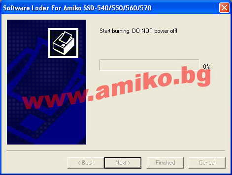Инструкция по замене програмного обеспечения ресиверов Amiko 540-570  011