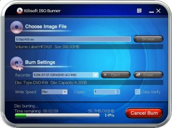 Xilisoft ISO Burner 1.0.55.0821 X-iso-burner