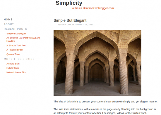 Thesis Skin For Your Thesis WordPress Theme Simplicity-e1281420977785