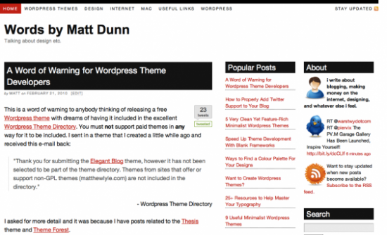 Thesis Skin For Your Thesis WordPress Theme Words-by-mat-dunn-e1281419130364