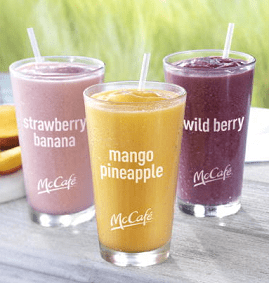 McDonald's: B1G1 FREE Any  size McCafe Smoothie, Frappe Coupon McDonalds-Smoothie